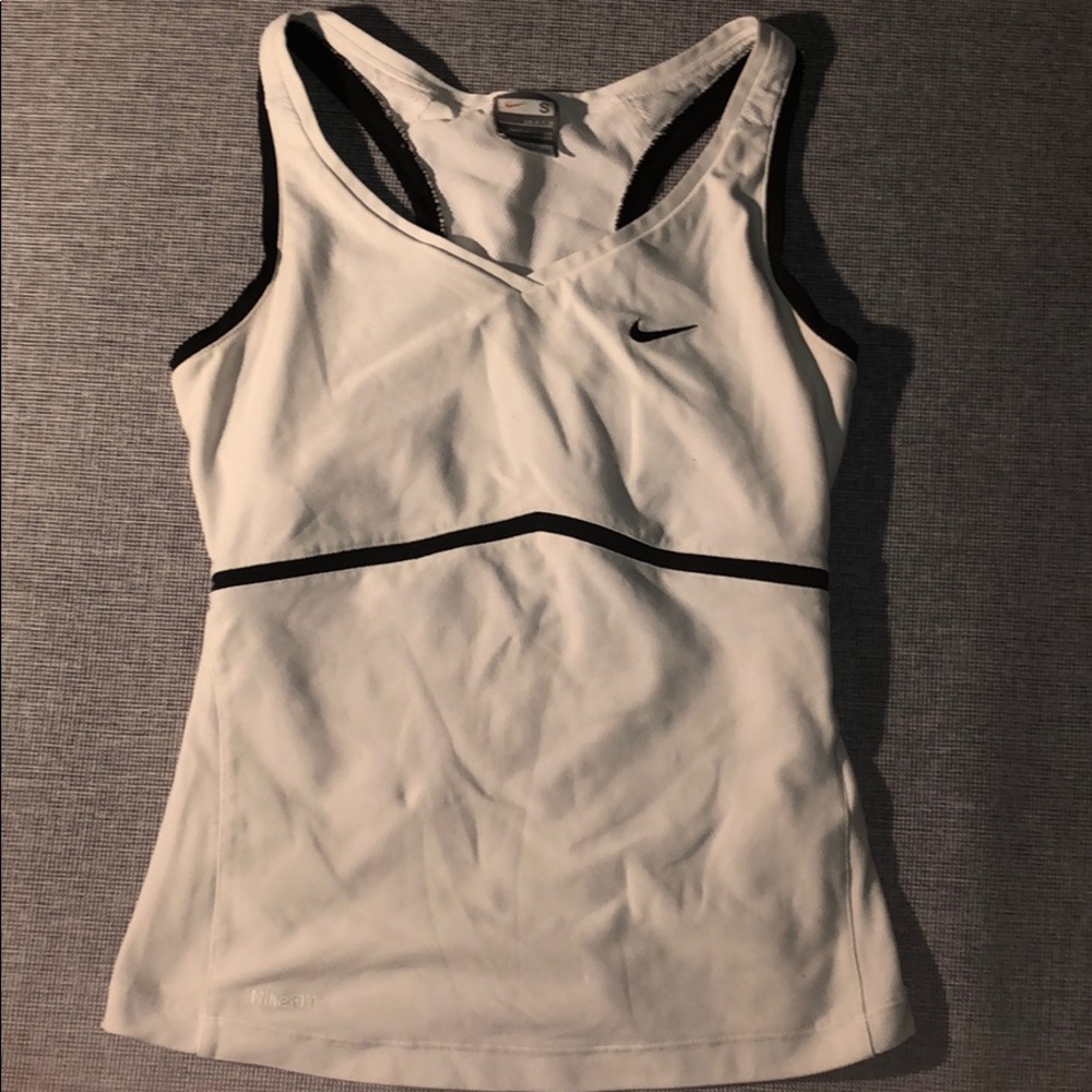 White Workout Tank
